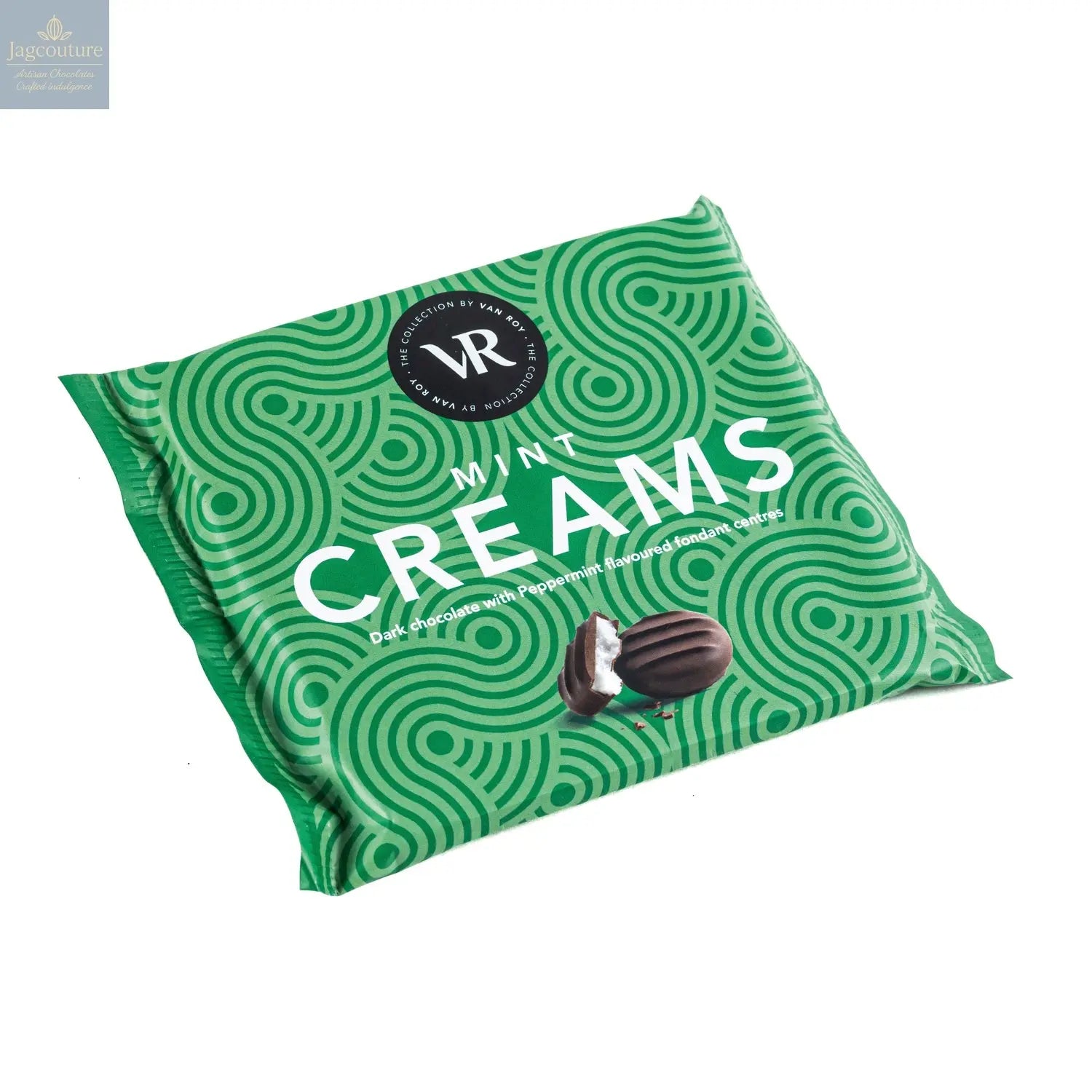 Van Roy mint fondant creams square pack - Jag Couture Chocolates