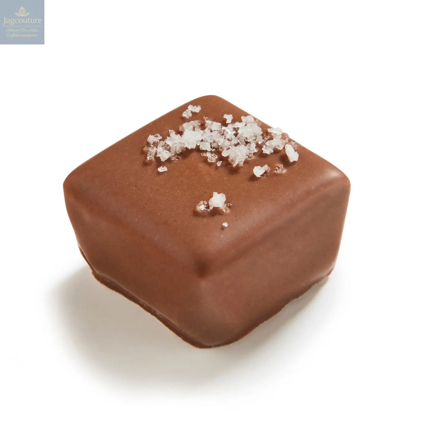 Verne - salted caramel ganache in milk chocolate 11.2g - Jag Couture Chocolates