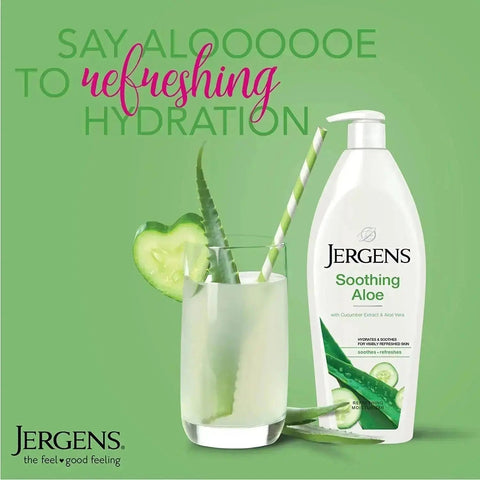 JERGENS Soothing Aloe Refreshing Moisturizer 21oz JERGENS Soothing Aloe Refreshing Moisturizer 21oz