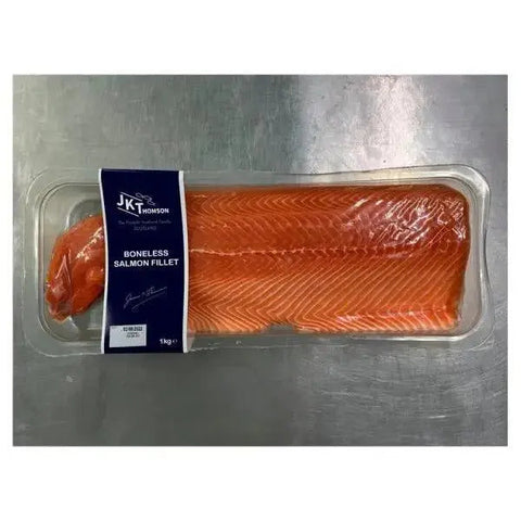 JK Thomson Boneless Salmon Fillet 1kg JK Thomson Boneless Salmon Fillet 1kg