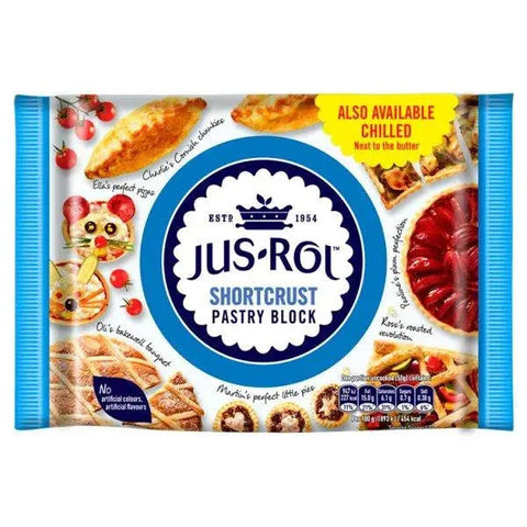 Jus-Rol Frozen Shortcrust Pastry Block 500g Jus-Rol Frozen Shortcrust Pastry Block 500g