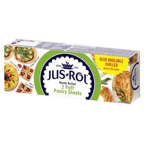 Jus-Rol Ready Rolled Puff Pastry Sheets 2 x 320g (640g) Jus-Rol Ready Rolled Puff Pastry Sheets 2 x 320g (640g)