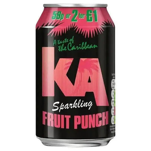 KA Sparkling Fruit Punch 330ml (Case of 24) KA Sparkling Fruit Punch 330ml (Case of 24)