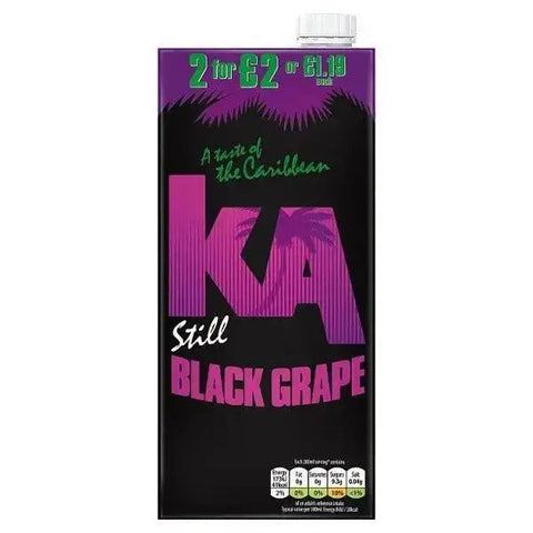 KA Still Black Grape Juice 1 L (Case of 12) KA Still Black Grape Juice 1 L (Case of 12)