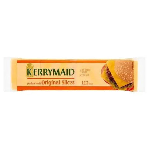 Kerrymaid Processed Cheddar Cheese Food Slices 112 Slices 1.4kg Kerrymaid Processed Cheddar Cheese Food Slices 112 Slices 1.4kg