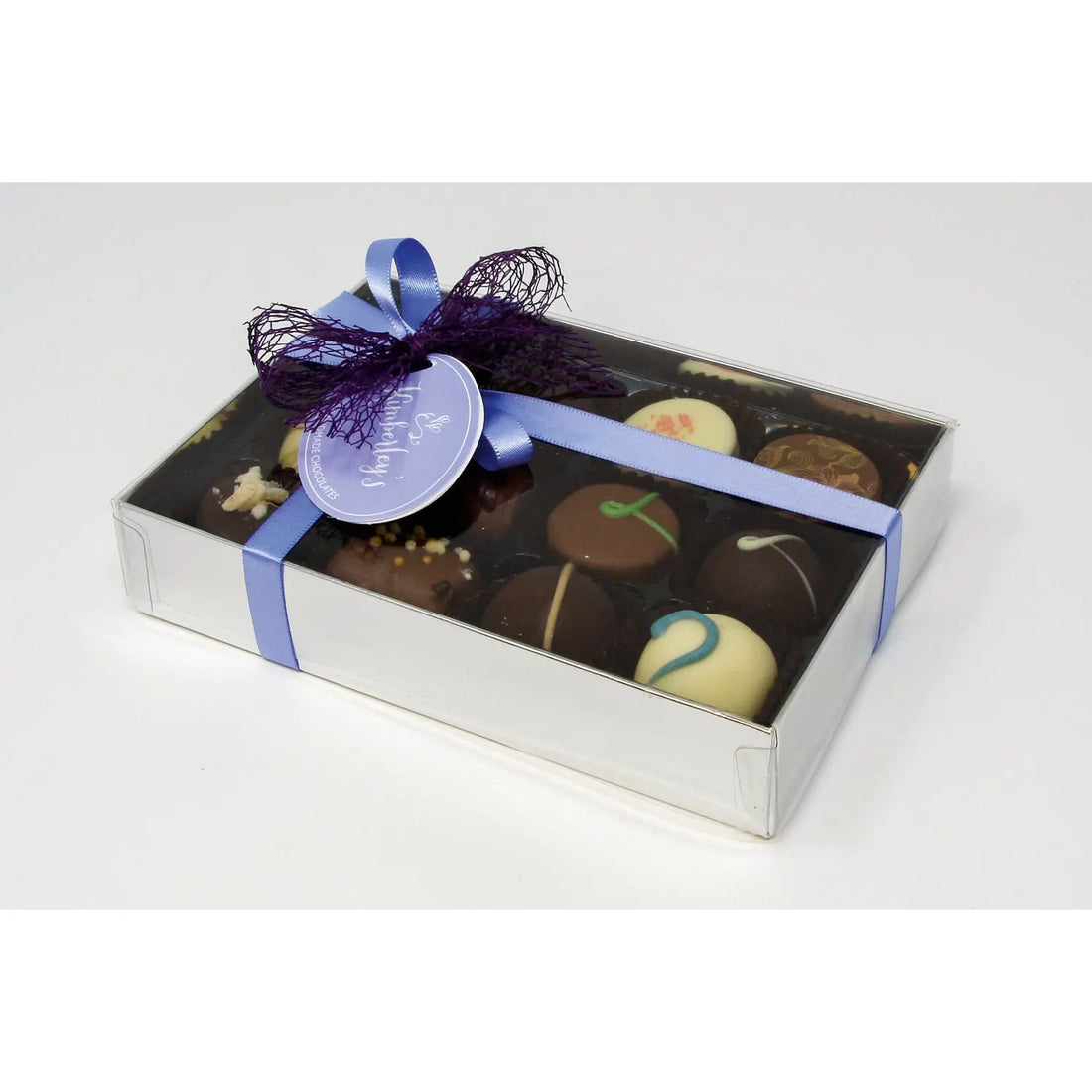 12-Handmade-English-Truffles-in-a-Silver-Gift-Box Jag Couture Chocolates