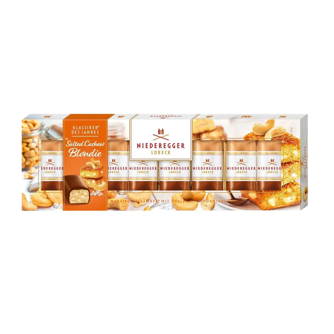 Discover-the-Best-Milk-Chocolate-Covered-Marzipan-Mini-Loaves-with-Salted-Cashew-Blondie-in-Gift-Box Jag Couture Chocolates