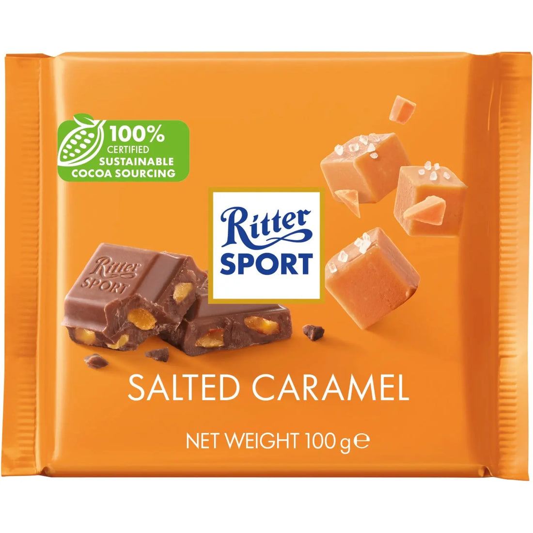 Satisfy-Your-Cravings-Ritter-Sport-Milk-Chocolate-with-Salted-Caramel-Bar Jag Couture Chocolates