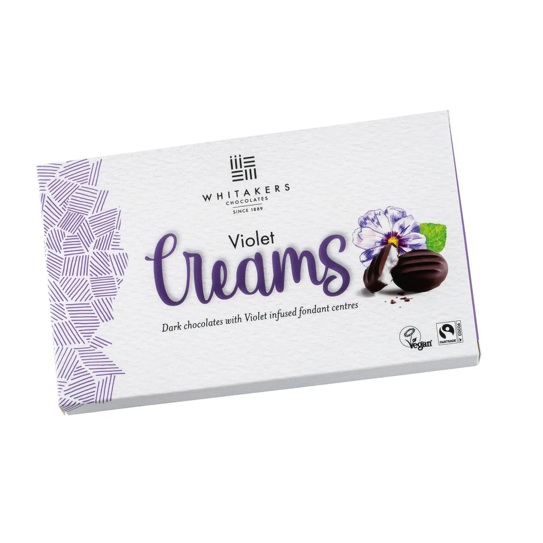Whitakers-dark-chocolate-covered-violet-fondant-creams-in-carton Jag Couture Chocolates
