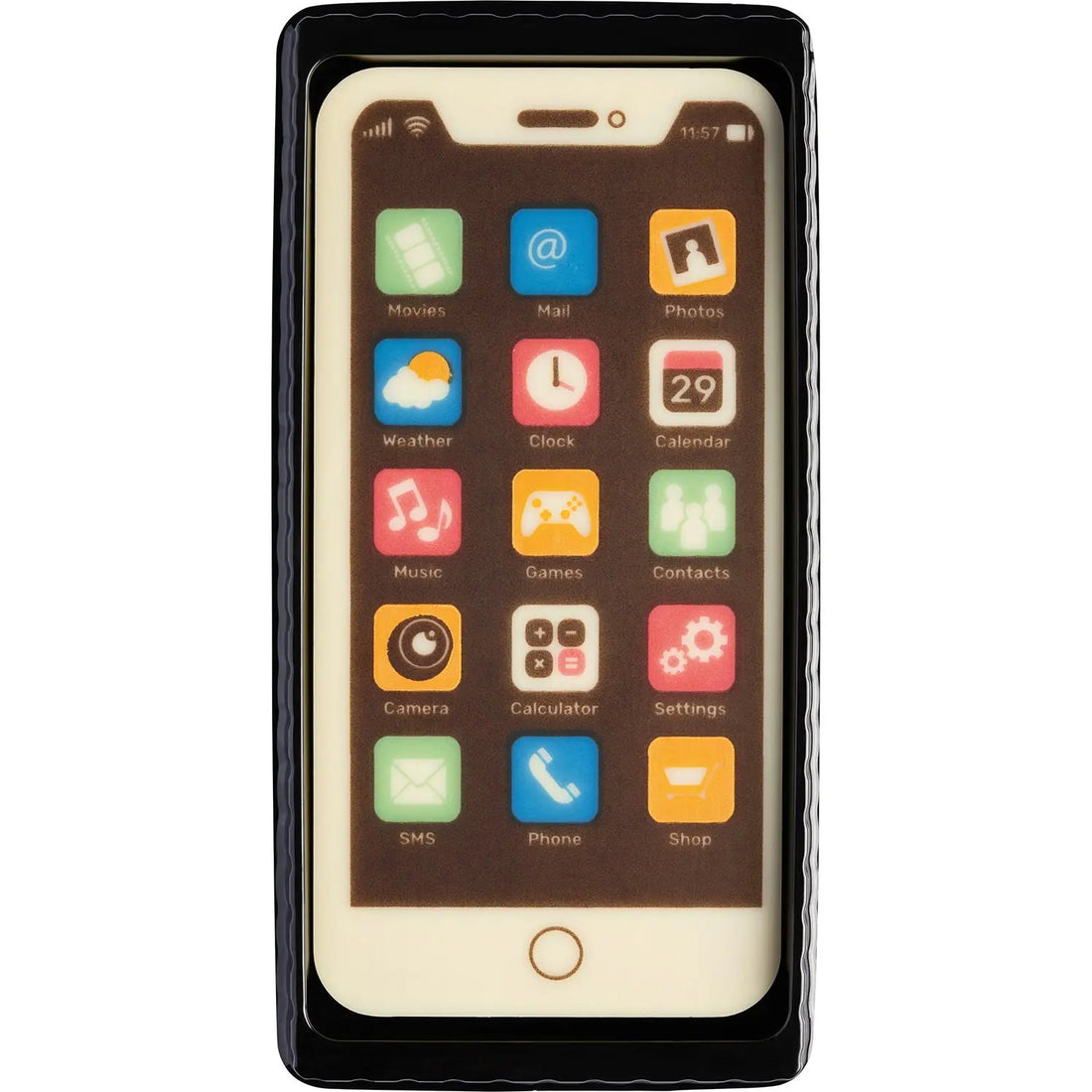Decorated-white-chocolate-smartphone-in-gift-box-132mm Jag Couture Chocolates