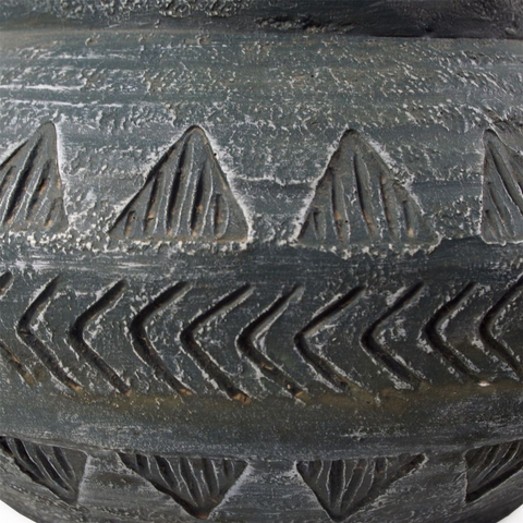 21cm x 40cm Large Grey Gliese Triangle Planter