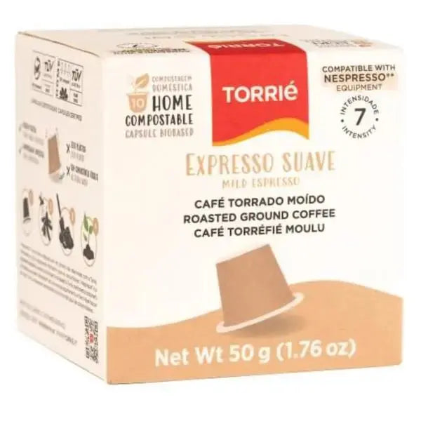 100% Home Compostable Nespresso Compatible Suave Mild Coffee 60 Capsules