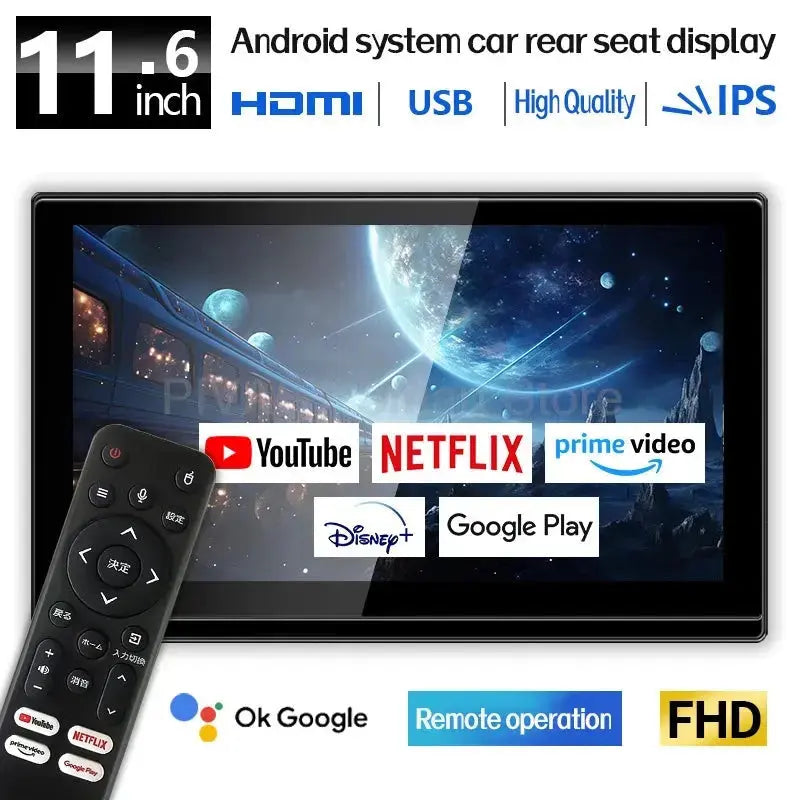 11.6 Inch Portable Mini Digital TV with HDMI and WIFI for Home and Outdoor Use