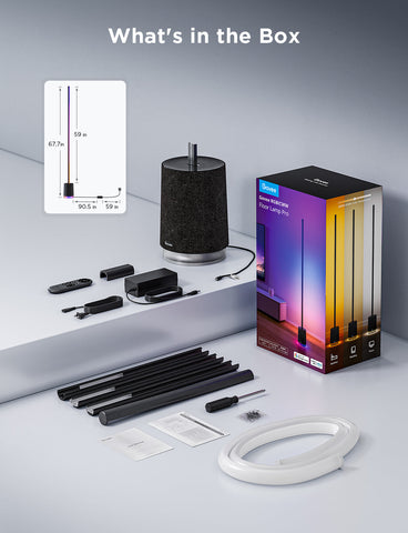 GOVEE FLOOR LAMP PRO WITH SPEAKER BLACK