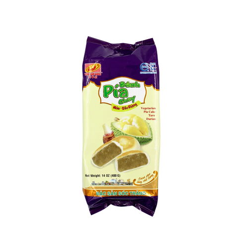 TAN HUE VIEN Pia Cake Durian & Taro 400g