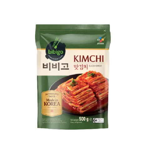 BIBIGO Sliced Cabbage Kimchi Pouch 500g