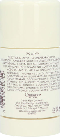 Calvin Klein Obsession for Men g Deodorant Stick 75ml