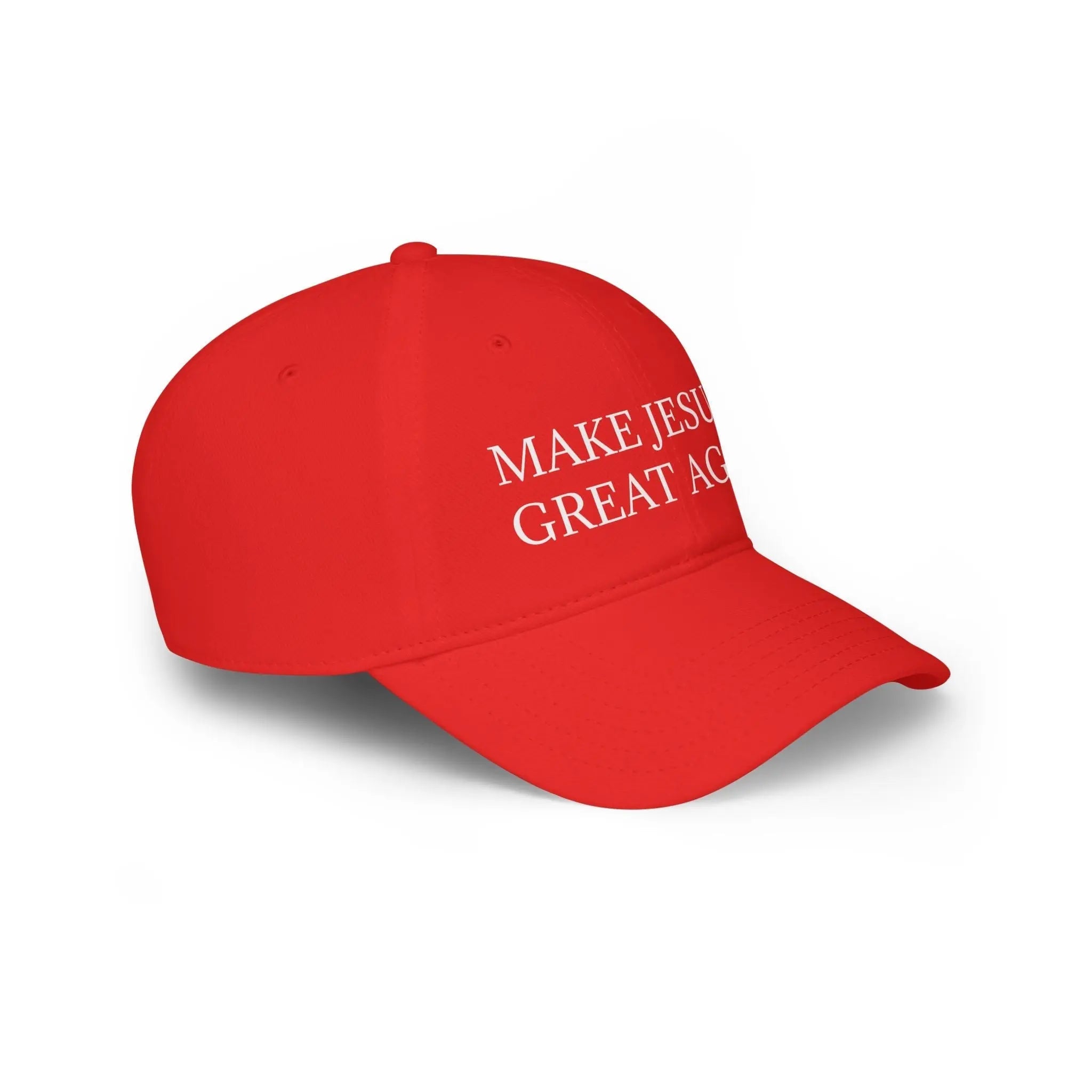 Make Jesus Great Again Low Profile Baseball Cap - Faith-Inspired Fashion