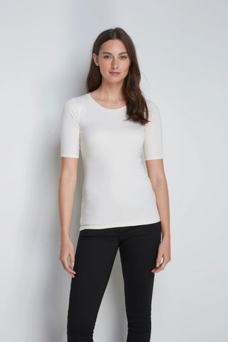 Half Sleeve Crew Neck Cotton Modal Blend T-shirt