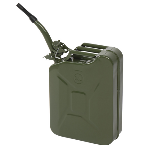 【Same Code：97686520】20L Portable American Fuel Oil Petrol Diesel Storage Can Army Green