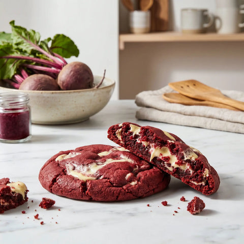 Red Velvet and White Chocolate Cookie Box