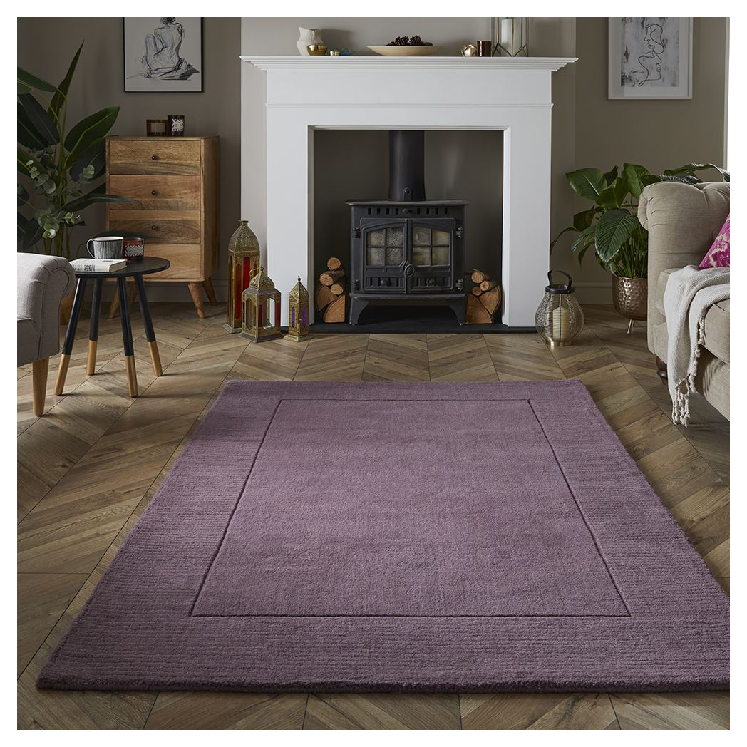 Esme Wool 120x170cm Mauve Rug