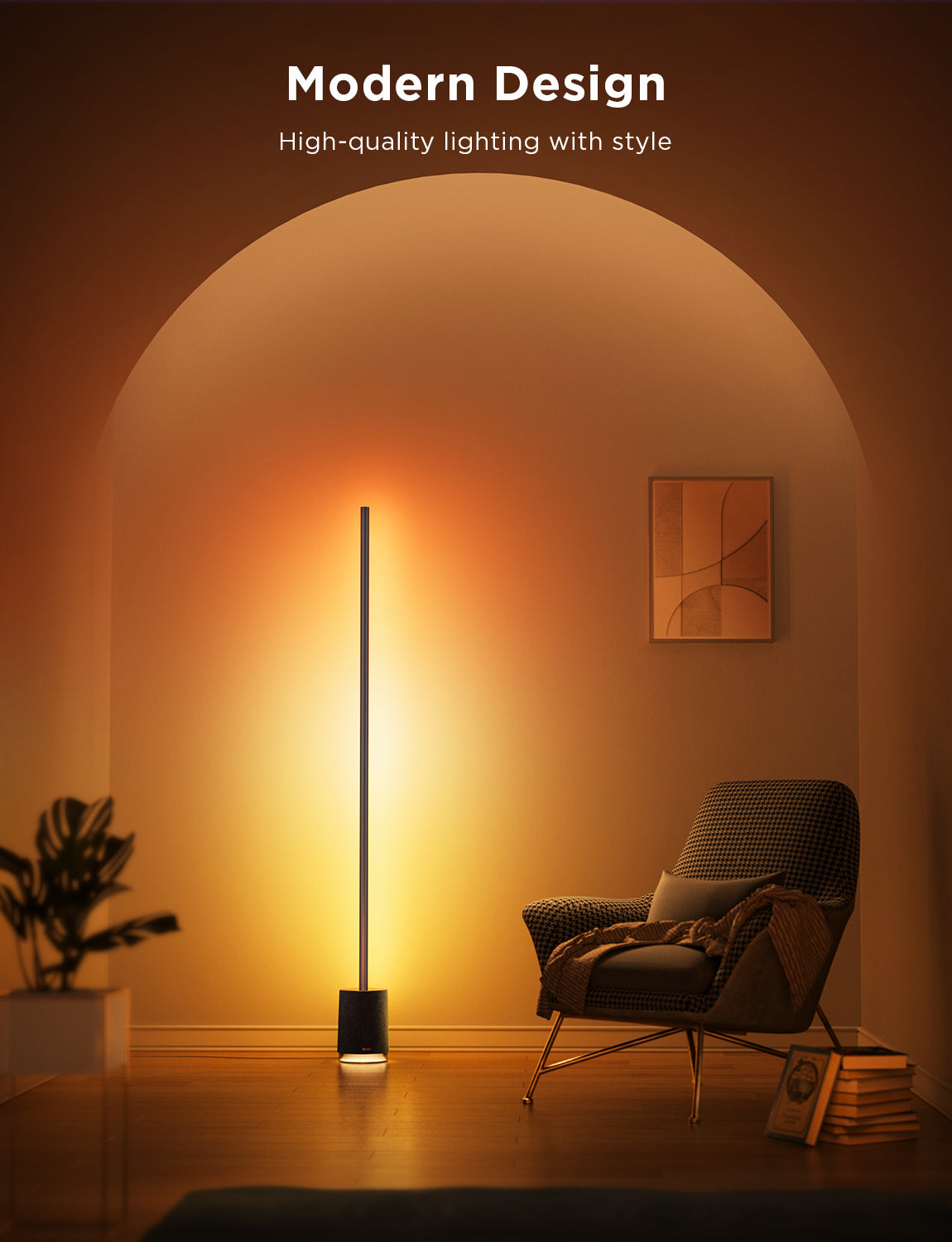 GOVEE FLOOR LAMP PRO WITH SPEAKER BLACK