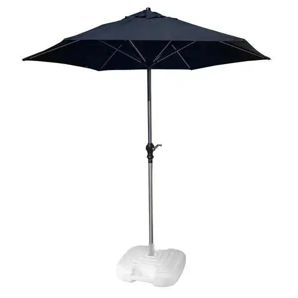 2.1m Parasol In Black with Resol Base - Pack of Two