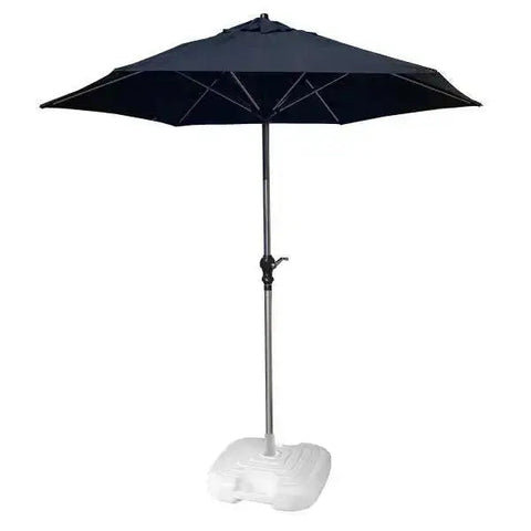 2.1m Parasol In Black with Resol Base - Pack of Two