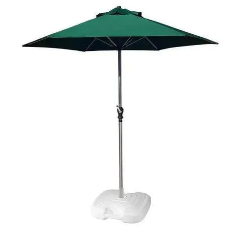 2.1m Parasol In Green with Resol Base - Pack of Two