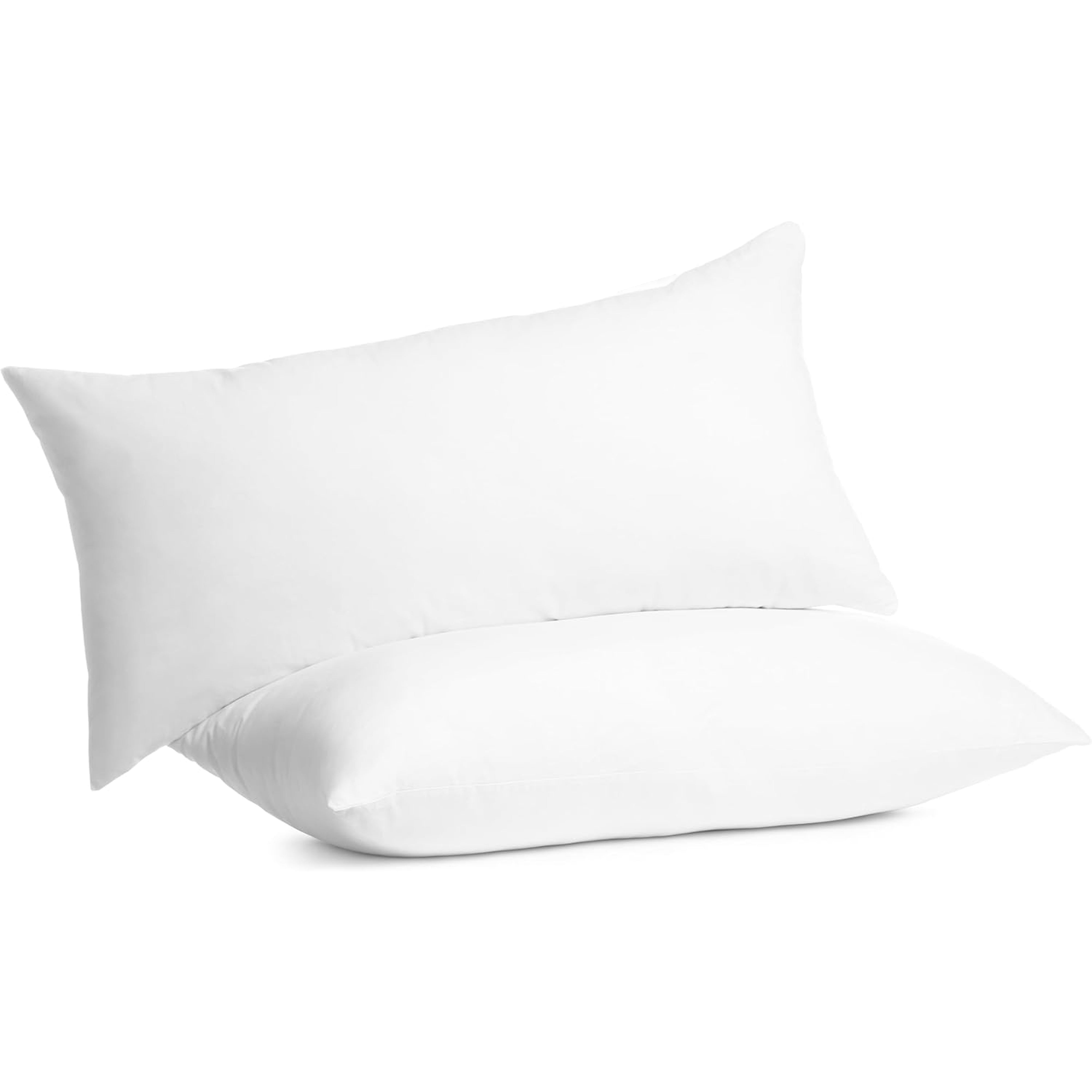 OLIVIA ROCCO 2 Pack Egyptian Cotton Blend Pillows Hotel Quality Soft Medium Support for Restful Sleep Hypoallergenic Durable Bounce Back