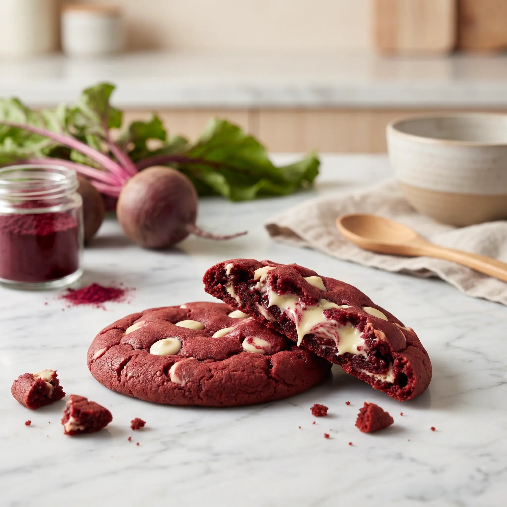 Red Velvet and White Chocolate Cookie Box
