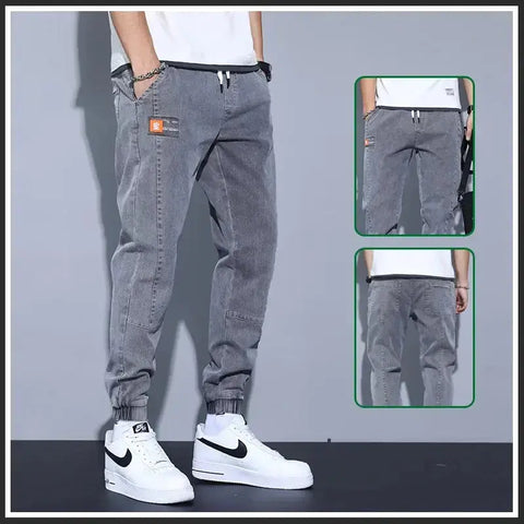 Men's Loose-Fit Jeans – Casual Trendy Harem Pants