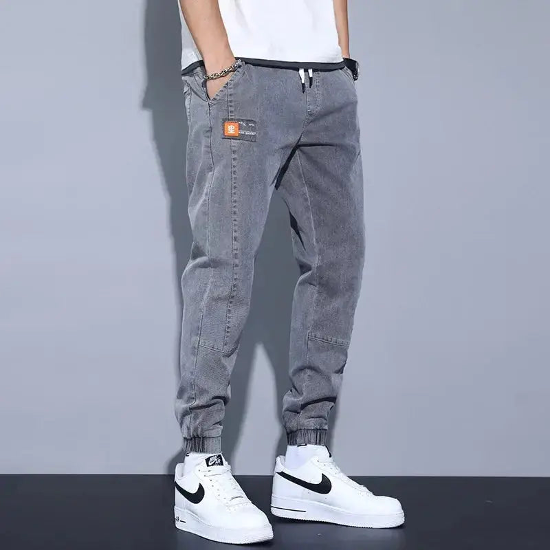Men's Loose-Fit Jeans – Casual Trendy Harem Pants