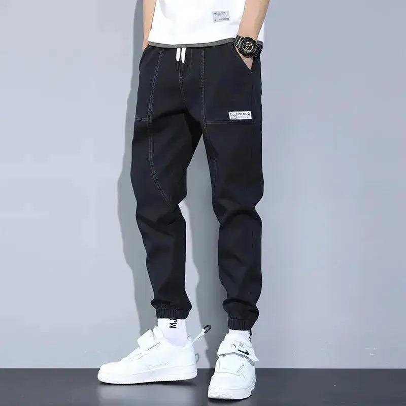 Men's Loose-Fit Jeans – Casual Trendy Harem Pants