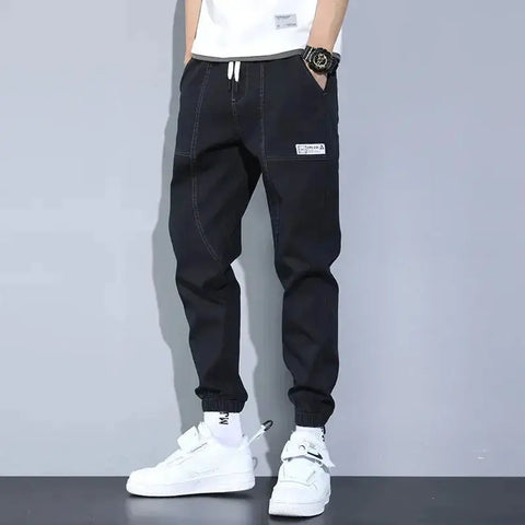 Men's Loose-Fit Jeans – Casual Trendy Harem Pants
