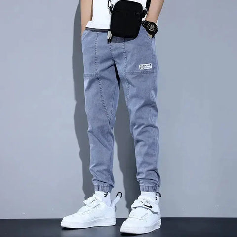 Men's Loose-Fit Jeans – Casual Trendy Harem Pants