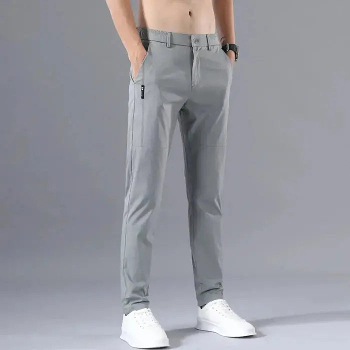 2025 Men's Slim Fit Stretch Classic Chino Pants - Perfect for Casual or Business Wear