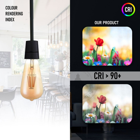 10Pack E27 LED Edison Dimmable Vintage Amber Glass Warm white 2700K Light Bulb
