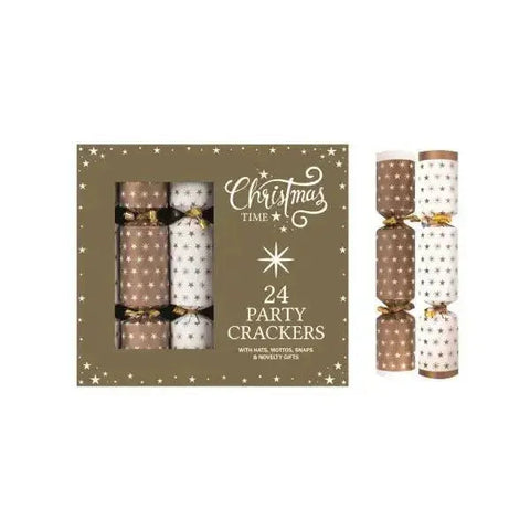 24 x 9" Mini Gold Stars Cracker Party Box