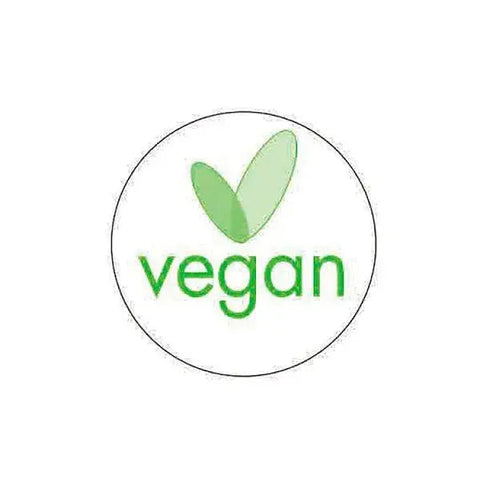 25mm Circular Adhesive VEGAN Label - 500pcs