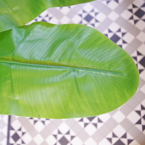 180cm Artificial Banana Tree Tropical Plant Copper Metal Planter