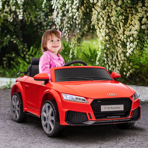 12V Battery Licensed Audi TT Ride On Car w/ Remote Headlight MP3 Red