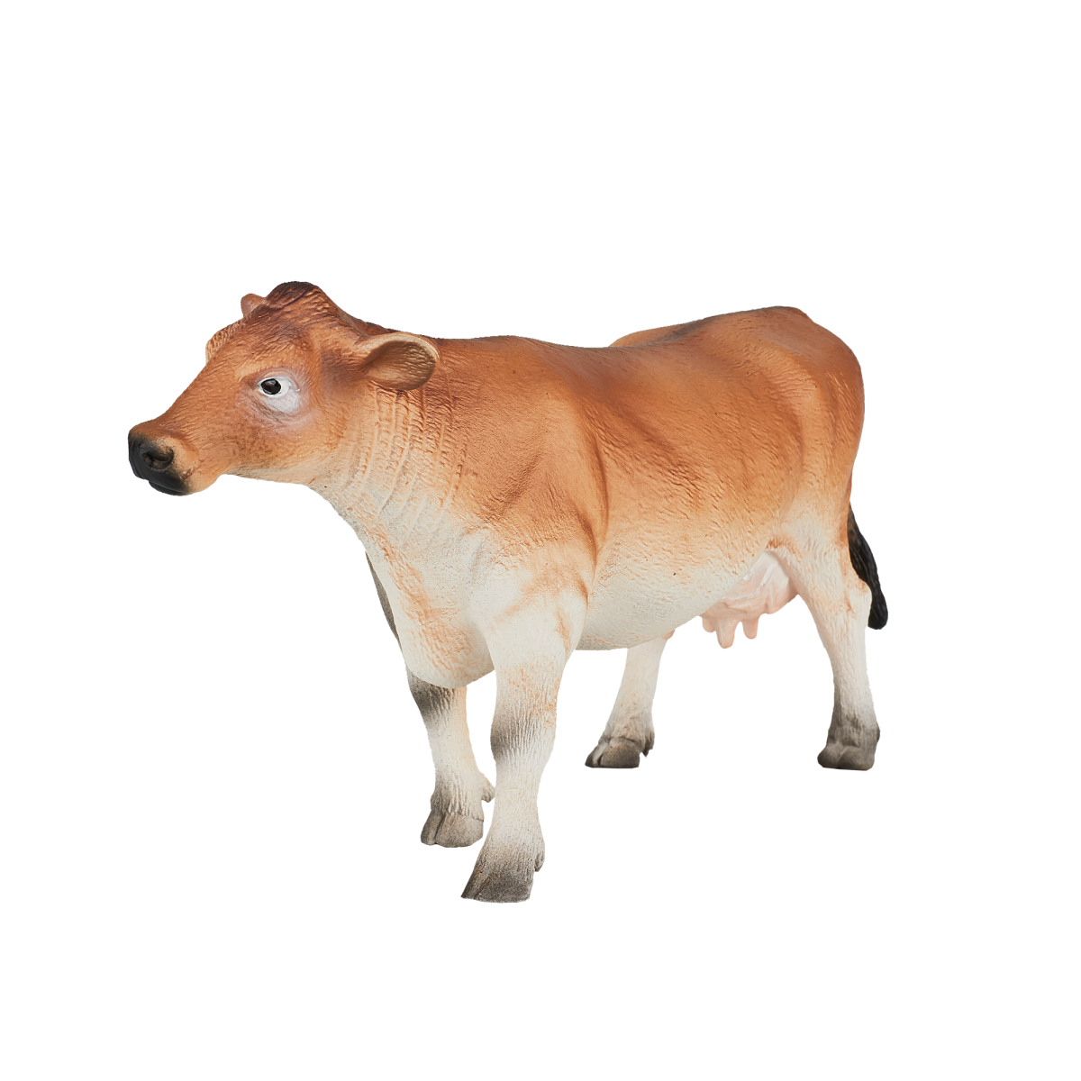 Jersey Cow Toy  Realistic Farm Animal Figurine