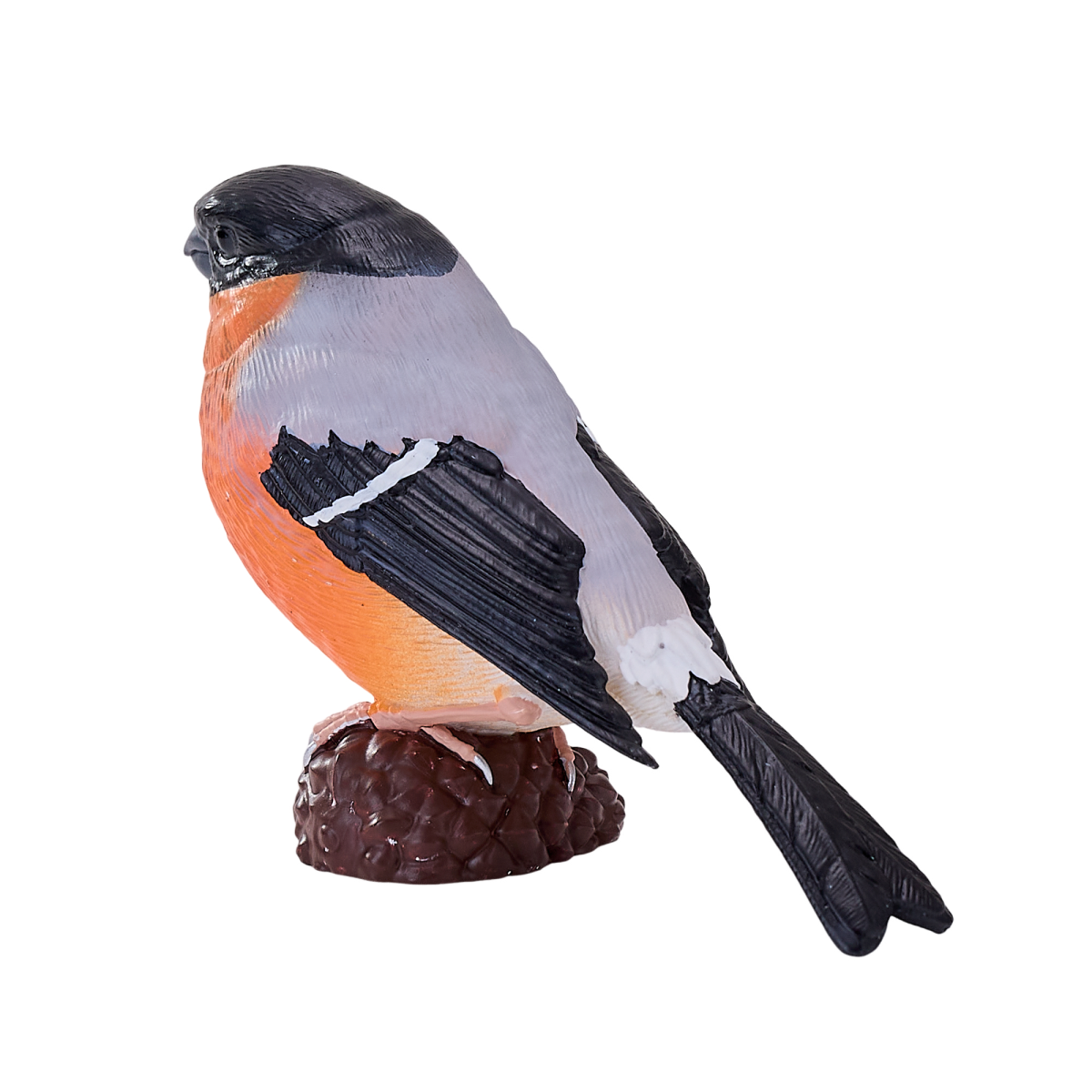 Bullfinch Bird Toy  Realistic Wildlife Figurine