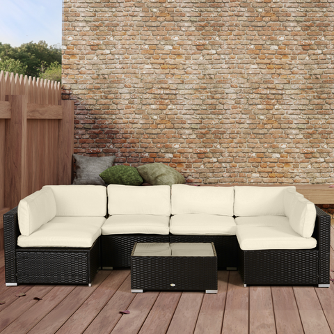 12-Piece Cusion Replacement for Outdoor Garden Rattan Furniture Beige