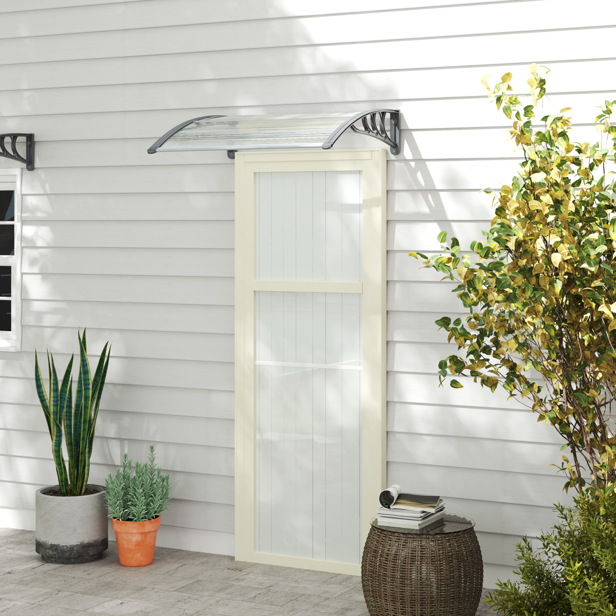 Door Canopy Awning Outdoor Window Rain Clear