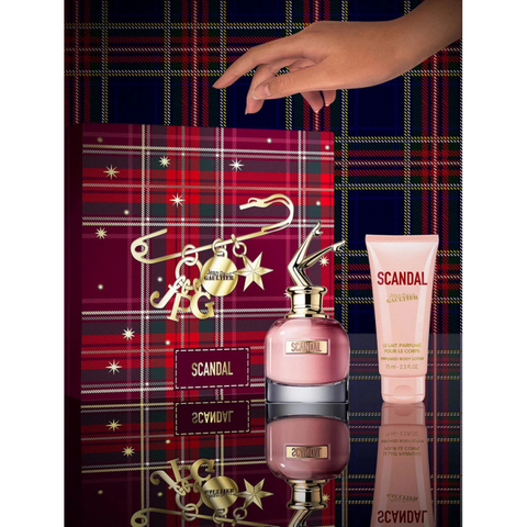 Jean Paul Gaultier Scandal Gift Set (Eau De Parfum Spray 80ml  Body Lotion 75ml  Eau De Parfum Spray 10ml)