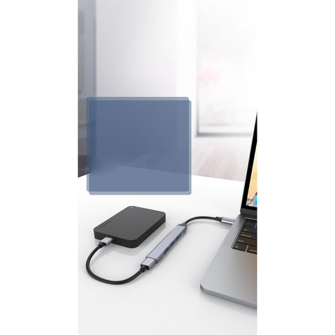 WYEFLOW  USB Hub 3.0 With USB-C Connector  - 5 GBPS