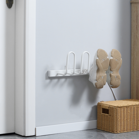 2 Pairs Electric Shoe Dryer, Wall Mount Boots, Leather Shoes, Socks, White